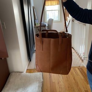 Banana Republic leather tote